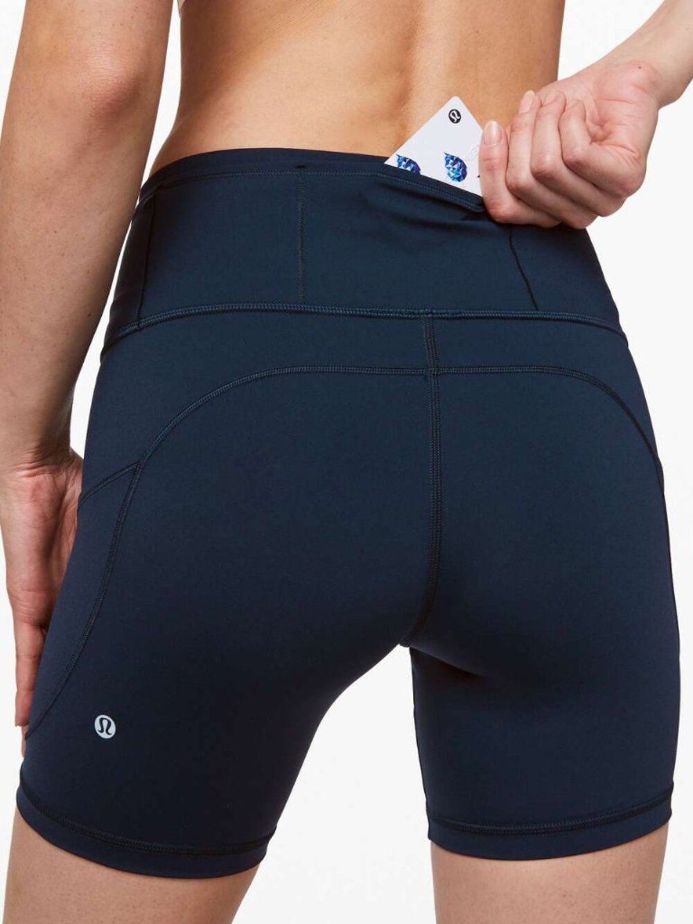 Share Lululemon Fast and Free High Rise Shorts 2" Non-Reflective True-Navi Women